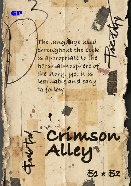 Crimson Alley – Polisiye İngilizce Hikaye E-Kitap | Gerilimli Okuma, Pratik ve Alıştırmalar